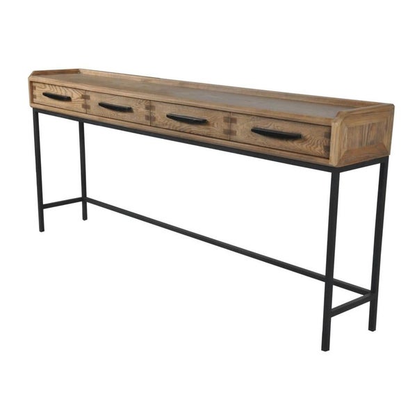 Rembrandt Hall Table - Natural/Black (BR3036) Carousel 1