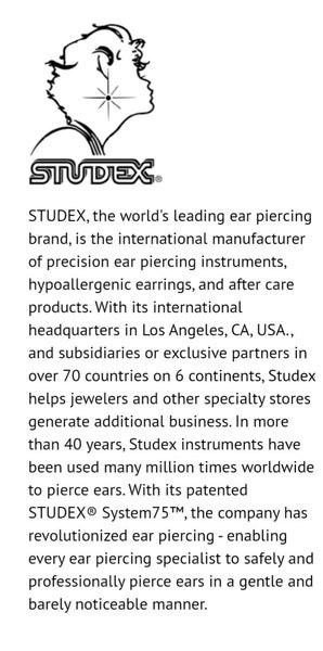 Studex Gold Mini Star Earrings. Carousel 3