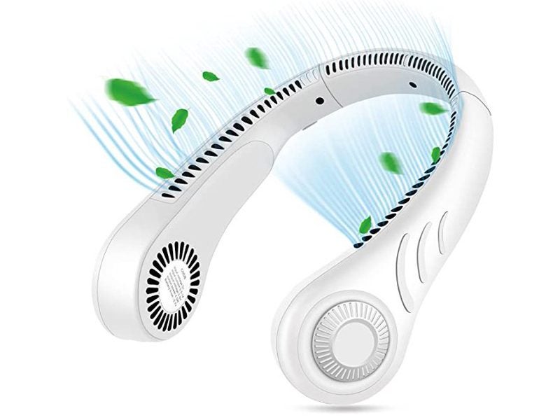 2 In 1 Portable Handheld And Hanging Neck Fan Carousel 1