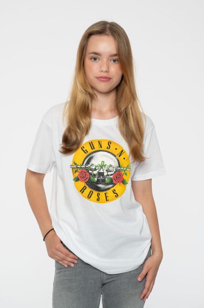 Guns N' Roses Kids T Shirt Classic Logo new Official White Ages 1-12 yrs Carousel 5