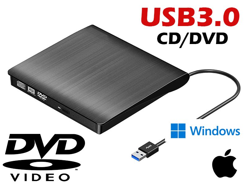 SATA to USB 3.0 External DVD Enclosure Case for CD DVDRW DVD ODD