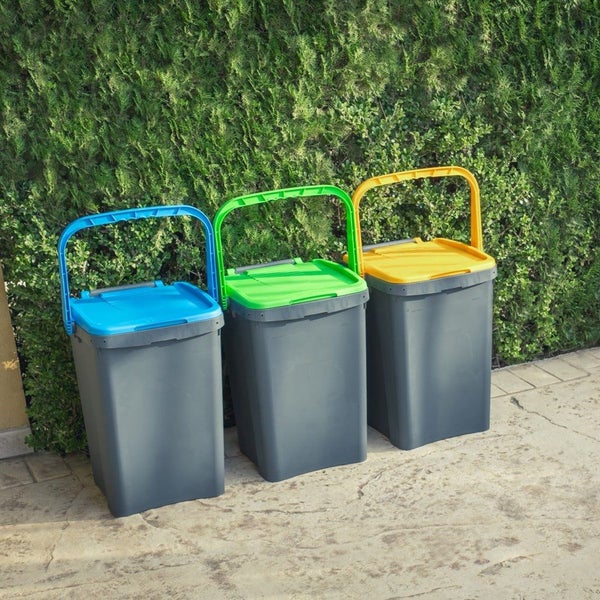 ECOPLUS ITALIAN DUST BIN 50L BLUE Carousel 3
