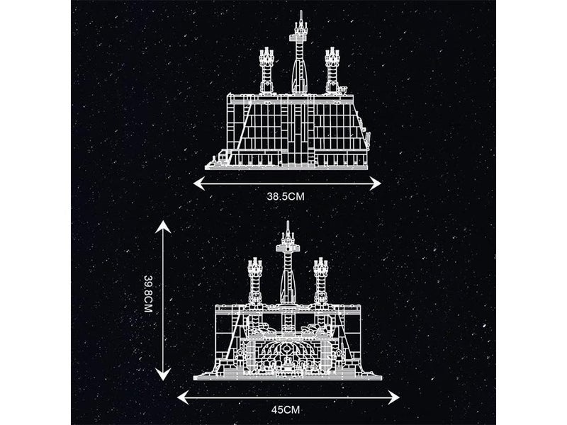 Jedi-Tempel Galaxy Building Kit, Star Plan Spaceship City Building Collection Carousel 7
