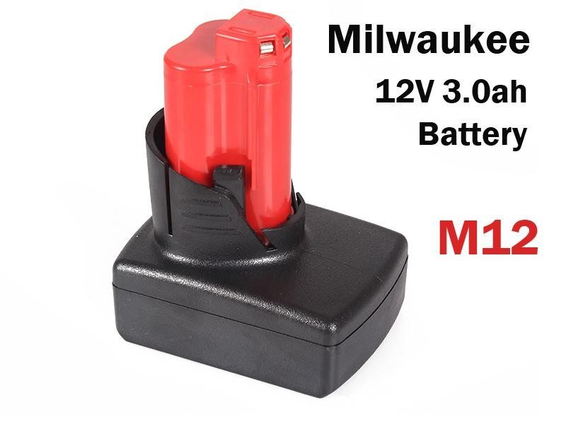 3.0Ah 12V Li-ion Battery For Milwaukee M12 3000mah x1 After Market battery Carousel 1