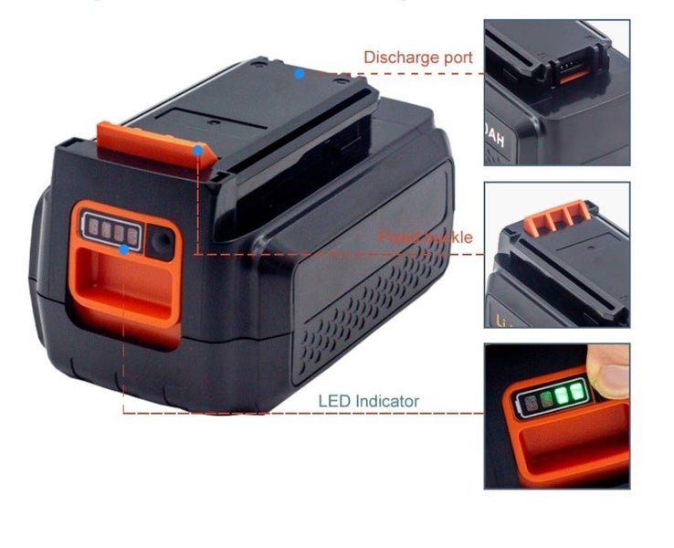 Black and Decker 36v 3ah 3000mah Li-ion Compatible Power Tool Battery Carousel 1