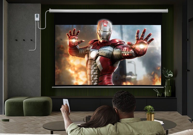 Projector Screen 100 Inch Carousel 1
