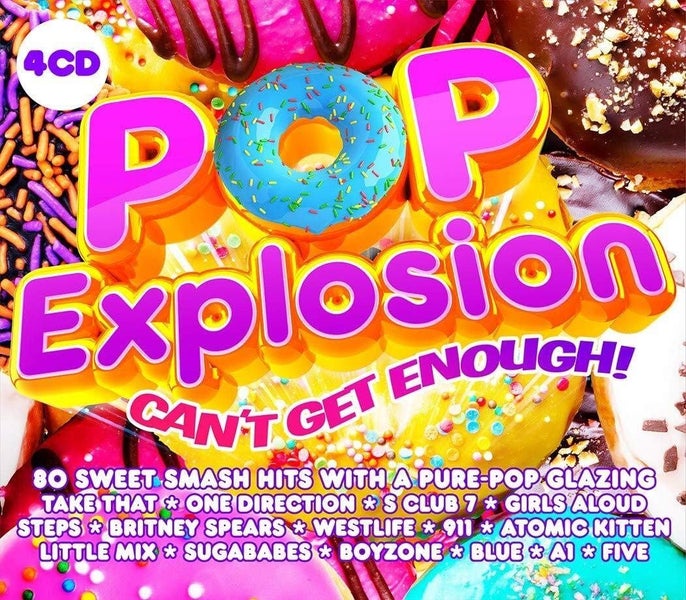 Pop Explosion - Can't Get Enough! ( Sealed 4 CD Set ) Carousel 1
