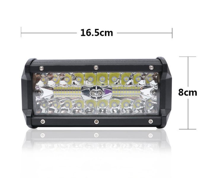 PAIR 7INCH LED WORK LIGHT BAR SPOT FLOOD OFFROAD DRIVING 4WD 4X4 REVERSE Carousel 2