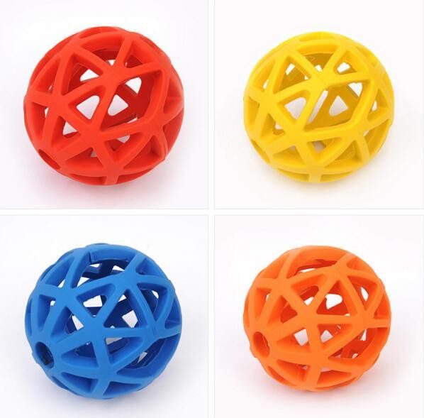 1pcs outdoor pet toy drain food ball dog bite ball rubber toy Carousel 1