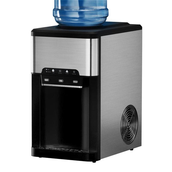 Ice Maker Machine 3 in Ice Cube Tray Water Dispenser Bar Countertop 20kg Carousel 1
