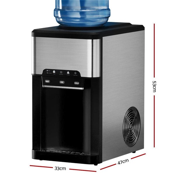 Ice Maker Machine 3 in Ice Cube Tray Water Dispenser Bar Countertop 20kg Carousel 2