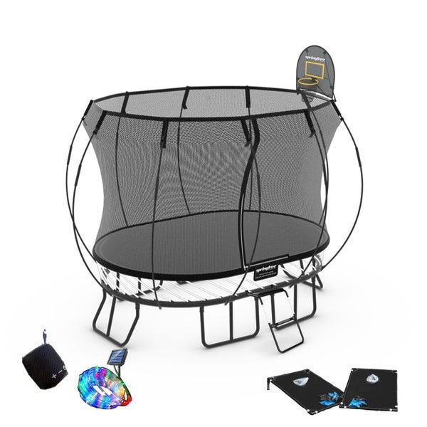 Springfree Trampoline - Compact Oval Play Bundle Carousel 1