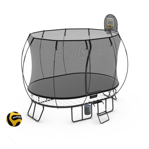 Springfree Trampoline - Medium Oval Sports Bundle Carousel 1