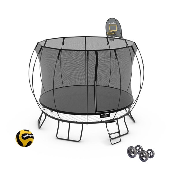 Springfree Trampoline - Medium Round Move Bundle Carousel 1