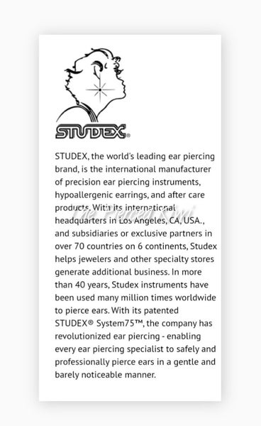 Studex System 75 Titanium Bezel Set. 2 sizes available. Carousel 4