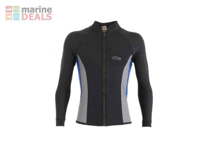 Mirage Neoprene Lycra Mens Rash Vest Black 2XL Carousel 1