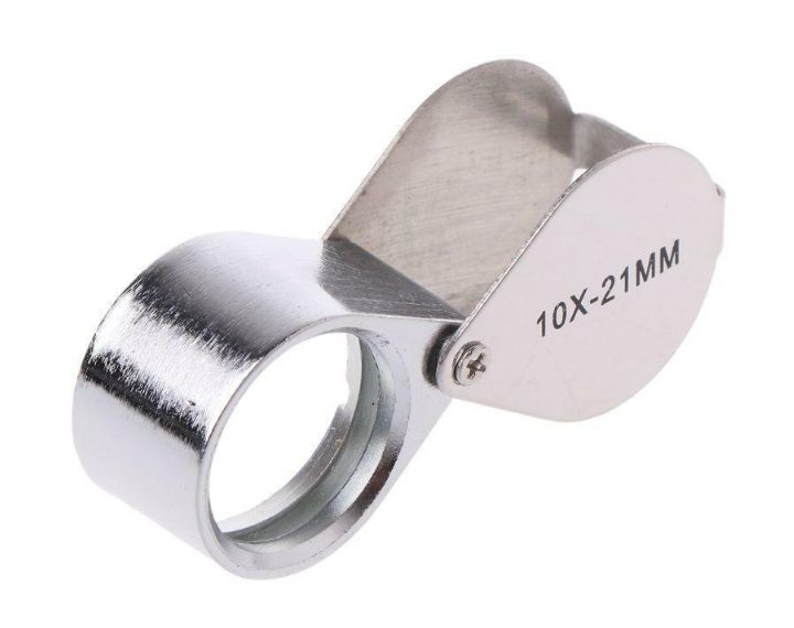 Pocket Jewellers Eye Loupe Magnifier Jewelry Magnifying Glass 10 x 21mm Carousel 1