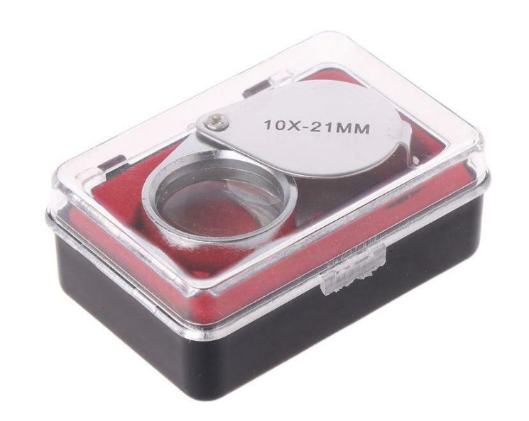 Pocket Jewellers Eye Loupe Magnifier Jewelry Magnifying Glass 10 x 21mm Carousel 2