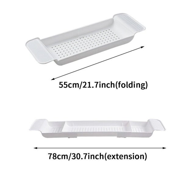 Bath Tub Caddy Bathtub Tray Retractable Storage Rack 2041402 Carousel 2