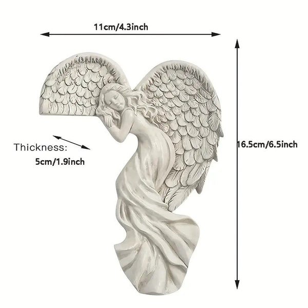 Brand New Ancient Angel Wings Hanging Ornament Statue Home Decor *Sale NOW* Carousel 2