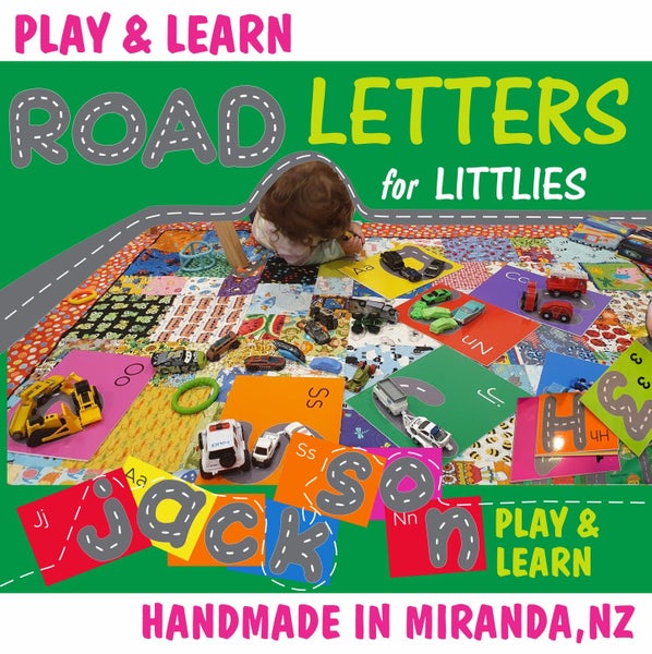 Littlies ROAD Letters – 5 letters Carousel 1