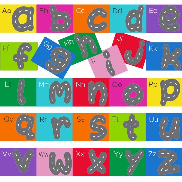 Littlies ROAD Letters – 5 letters Carousel 2