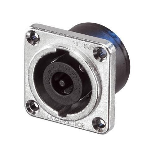 Neutrik - NL8MPRXX - 8 pole chassis connector, nickel metal square G-size fla... Carousel 1