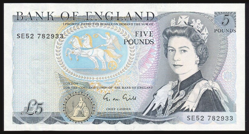 United Kingdom - 5 Pounds - P378f - SE52 782933 - Unc Carousel 1