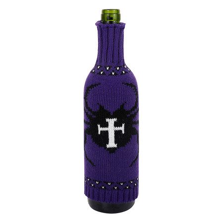 Halloween Decoration Skull Pumpkin Wine Bottle Cover for Garden Carousel 4