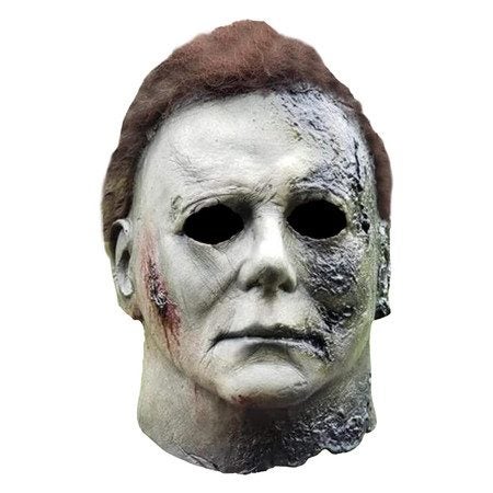 Halloween Michael Myers Mask, Halloween Horror Cosplay Scary Black Mask Carousel 1