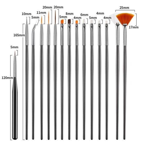 Acrylic Nail Art Brush Set Sale NZ Stock Deal62863859890049112