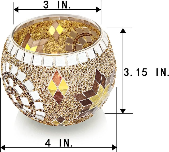 Glass Candle Holder Tea Light Holders Sale NZ Stock Deal Carousel 2