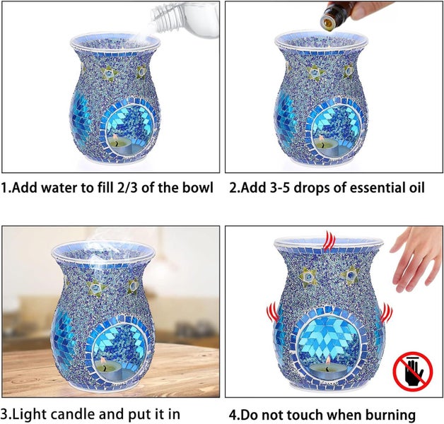 Essential Oil Burner Wax Melt Burners Carousel 2