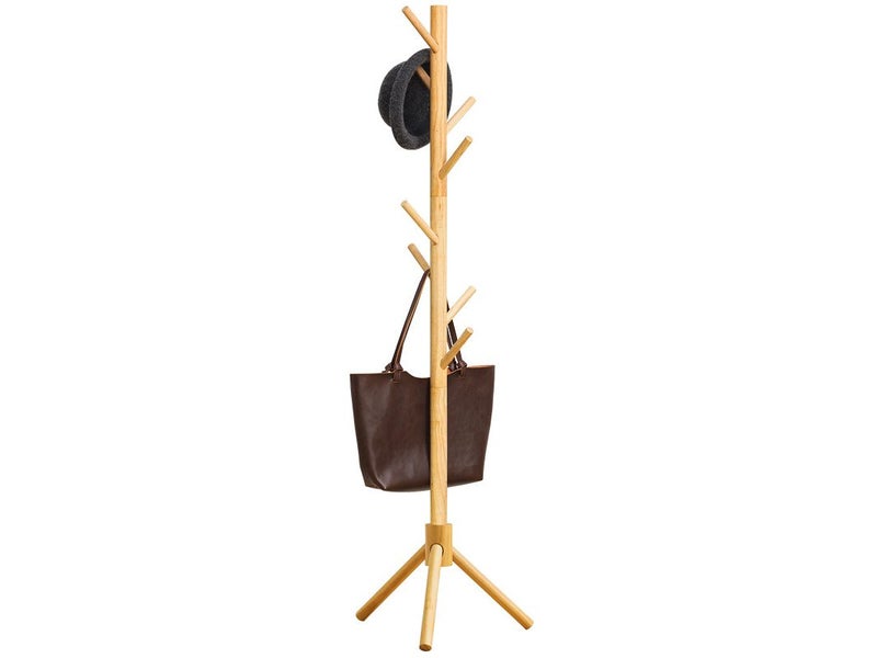 Pine Wood Coat Rack Stand Carousel 1