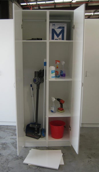 TALL GARAGE STORAGE / BROOM 800wide - NZ MADE Carousel 2