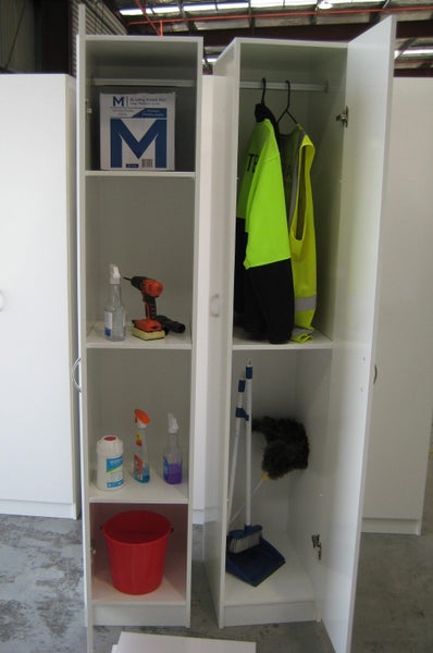 TALL GARAGE STORAGE / BROOM 800wide - NZ MADE Carousel 5