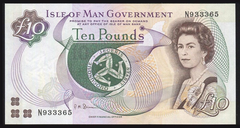 Isle of Man - 10 Pounds - P44b - N933365 - Unc Carousel 1