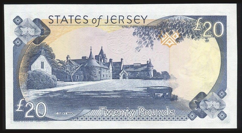 Jersey - 20 Pounds - P29a - NC000044 - Low Serial - Unc Carousel 2