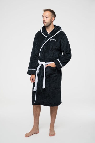 The Beatles Bathrobe Abbey Road Band Logo new Official Black Unisex Carousel 5