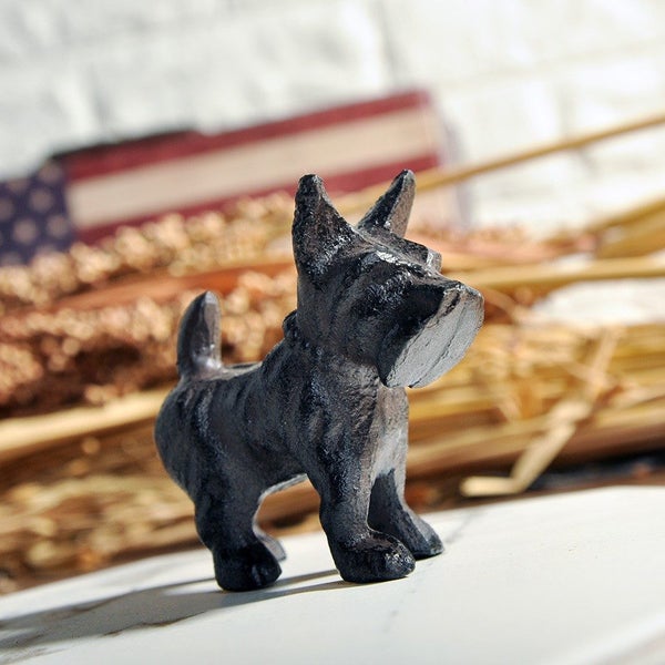 Brand New Vintage Cast Iron Terrier Dog Statue Home Decor*Hot SALE Carousel 2