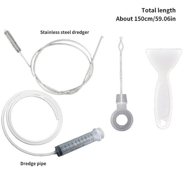 Refrigerator Cleaner Drainage Hole Unblocker Spiral Cleaning Brush Carousel 1