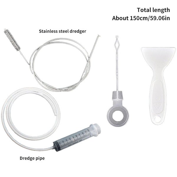 Refrigerator Cleaner Drainage Hole Unblocker Spiral Cleaning Brush Carousel 7