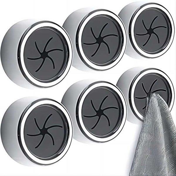 3PCS Non Punching Dishwashing Cloth Storage Clip Dishcloth Clip Carousel 2