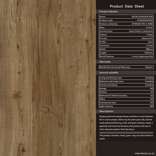 Atwood floor SPC Flooring - 2.196m² Per Box Carousel 1