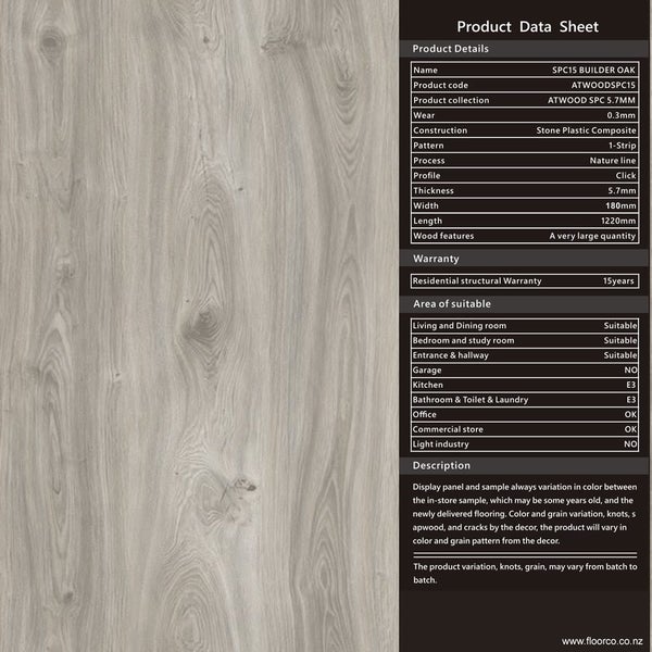 Vinyl Quick Click Waterproof SPC Flooring Carousel 1