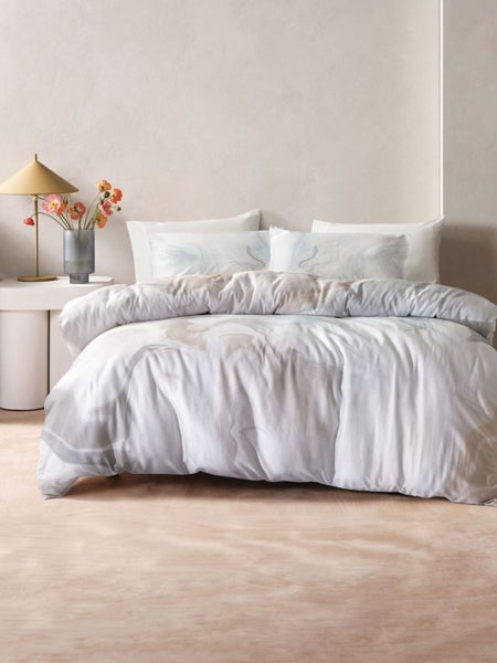 Duvet Cover Set Super King - Grey Wondrous by Savona | Smartfox NZ Carousel 1