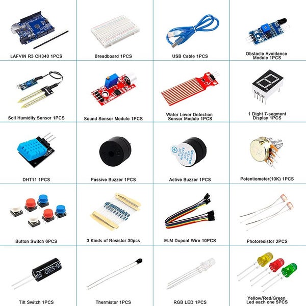 Basic Starter Kit for Arduino UNO(CH340) DIY Kit Carousel 2