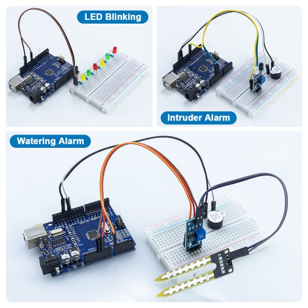 Basic Starter Kit for Arduino UNO(CH340) DIY Kit64206401773571112