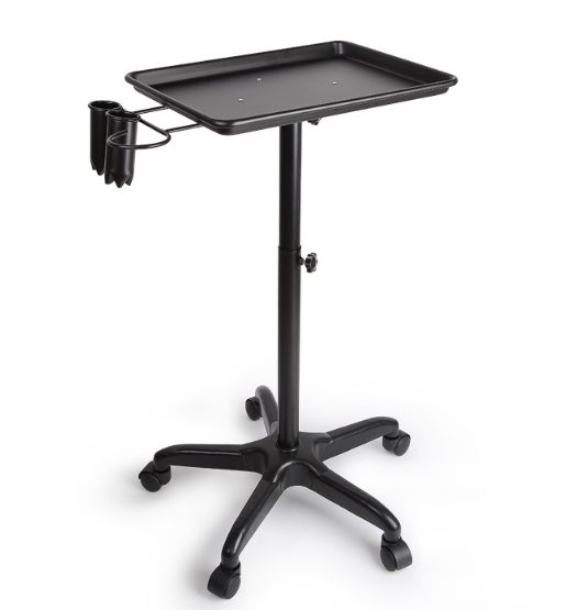 Salon Trolley Hairdressing Hair Colouring Spa Beauty Tool Storage Tray Cart Carousel 2