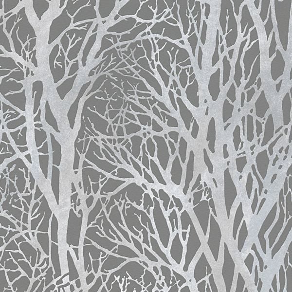 Wallpaper - Woodland Grey Carousel 1